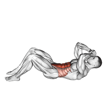 How to do 3/4 Sit-Up — animated demonstration
