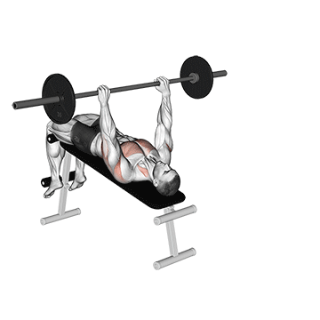 How to do Barbell Decline Wide-Grip Pullover — animated demonstration