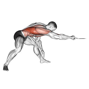 How to do Cable Twisting Pull — animated demonstration