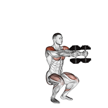How to do Dumbbell Iron Cross — animated demonstration