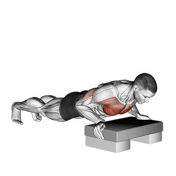 How to do Incline Push-Up — animated demonstration