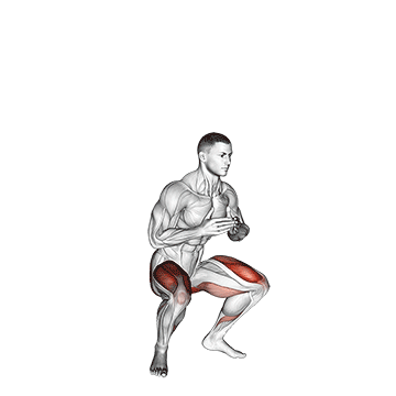How to do Jump Squat — animated demonstration