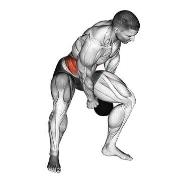 How to do Kettlebell Figure 8 — animated demonstration