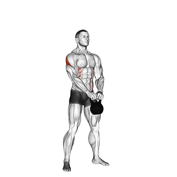 How to do Kettlebell Pirate Supper Legs — animated demonstration
