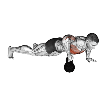 How to do Kettlebell Plyo Push-Up — animated demonstration