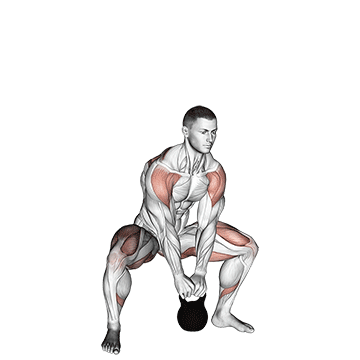 How to do Kettlebell Sumo High Pull — animated demonstration