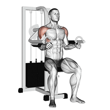 How to do Lever Lateral Raise — animated demonstration