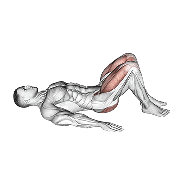 How to do Rear Decline Bridge — animated demonstration