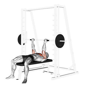 How to do Smith Reverse-Grip Press — animated demonstration