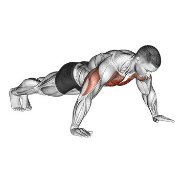 How to do Wide Push-Up — animated demonstration