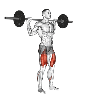 How to do Barbell Lateral Lunge — animated demonstration