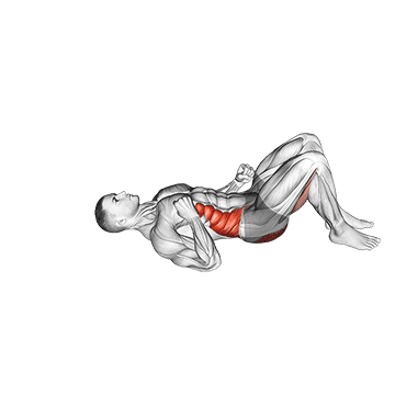 How to do Twist Hip Lift — animated demonstration