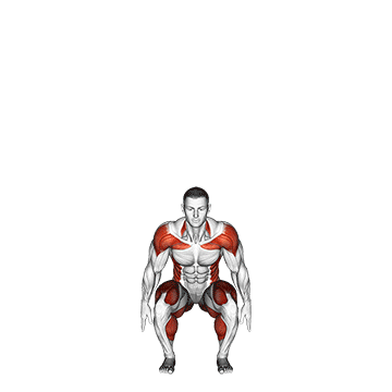 How to do Squat to Overhead Reach with Twist — animated demonstration