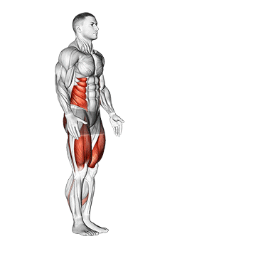 How to do Lunge with Twist — animated demonstration