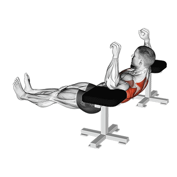 How to do Elbow-Lift Reverse Push-Up — animated demonstration