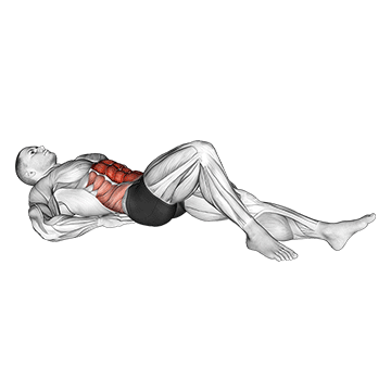 How to do Curl-Up — animated demonstration