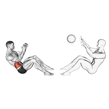 Assisted Medicine Ball Russian Twist