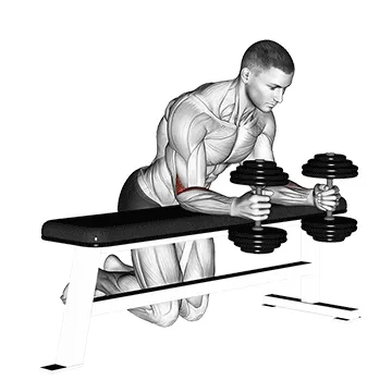 Neutral-Grip Dumbbell Wrist Curl on Bench