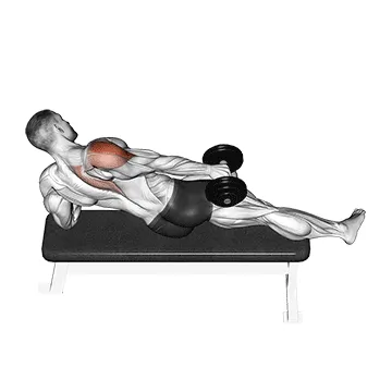 Single-Arm Side-Lying Dumbbell Raise