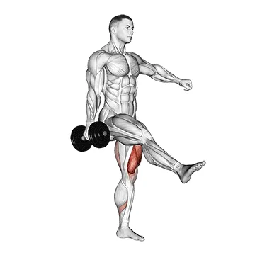 Dumbbell Single-Leg Squat
