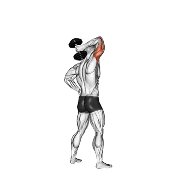 Standing Single-Arm Dumbbell Triceps Extension