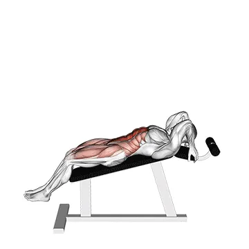 Straight-Leg Incline Hip Raise