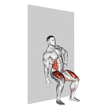 Wall Seated Side Crunch