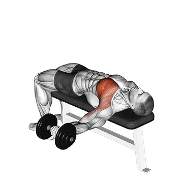 Dumbbell Single-Arm Bench Fly