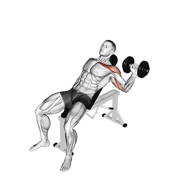 Dumbbell Single-Arm Incline Chest Press