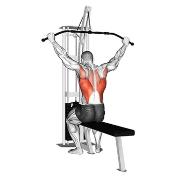 Wide-Grip Cable Lat Pulldown