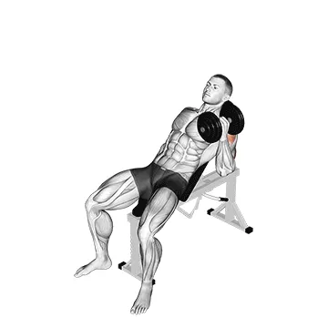 Dumbbell Incline Single-Arm Hammer Press